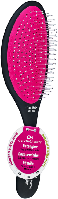 Olivia Garden Detangler Black Fine-Med OGD-F08