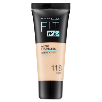 Maybelline Fit Me! Foundation Matte + Poreless 118 Nude