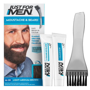 Just For Men Moustache & Beard Color M30 Light-Medium Brown