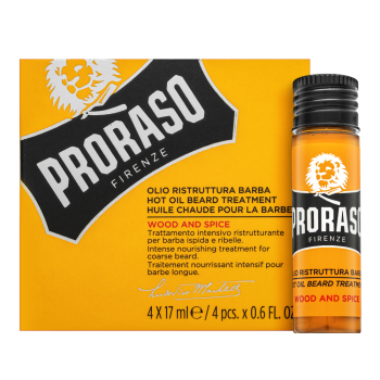 Proraso Wood And Spice Hot Oil Beard Treatment 4 x 17 ml