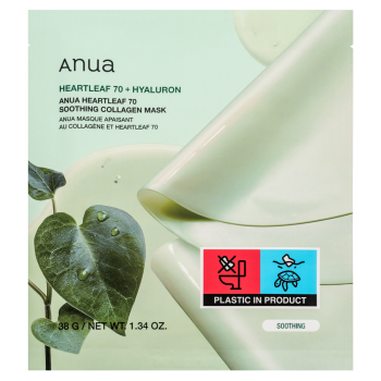 Anua Heartleaf 70 + Hyaluron Soothing Collagen Mask