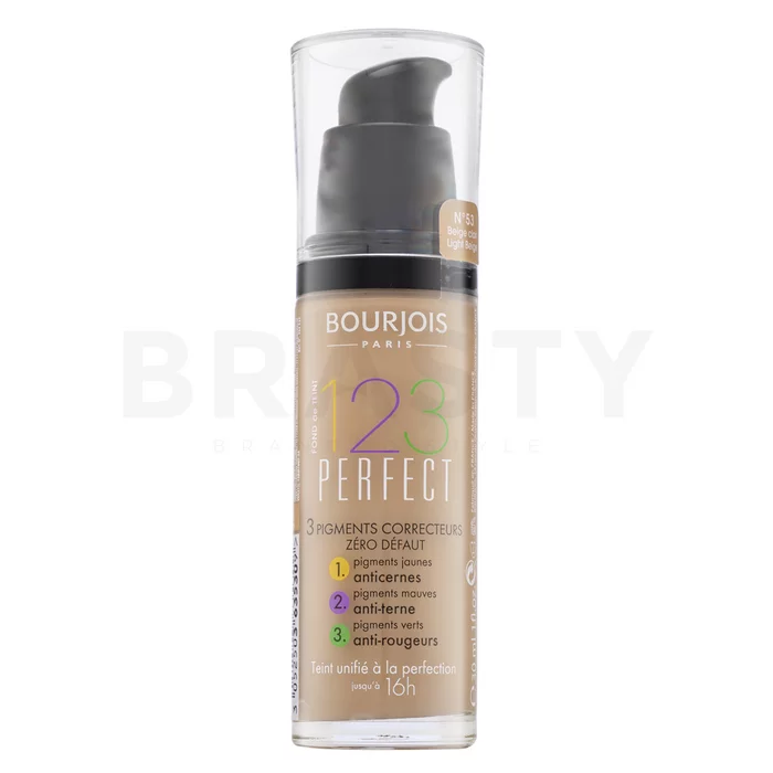 Bourjois 123 Perfect Foundation 53 Light Biege