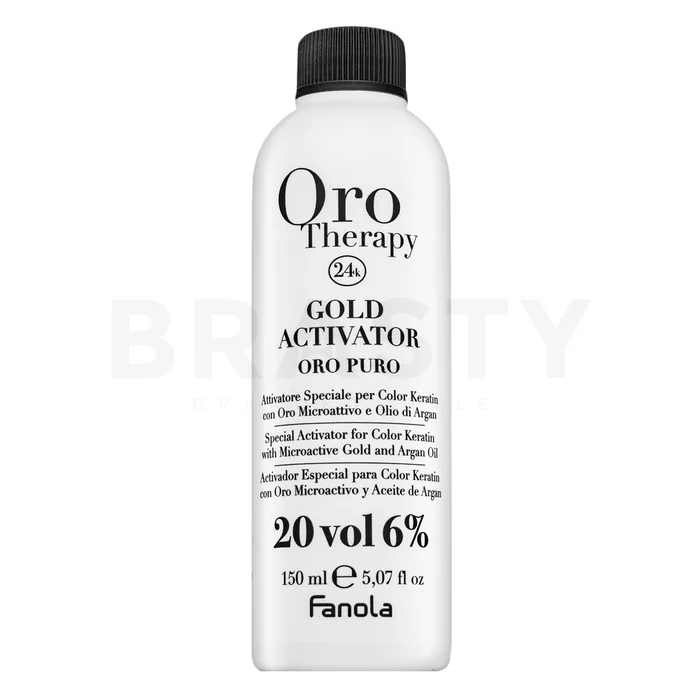 Fanola Oro Therapy 24k Gold Activator Oro Puro 6% 20 Vol.