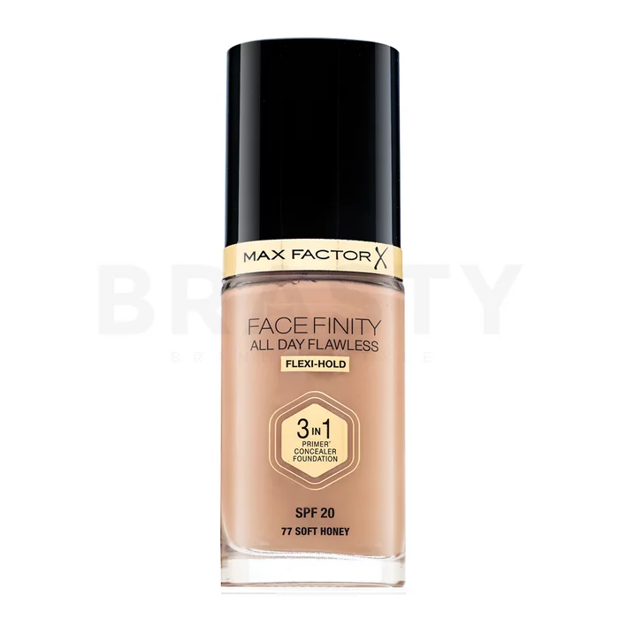 Max Factor Facefinity All Day Flawless Flexi-Hold 3in1 Primer Concealer Foundation SPF20 77