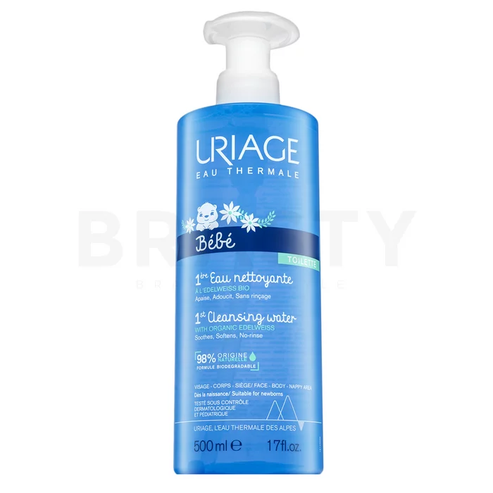 Uriage Bébé 1st Cleansing Water with Organic Edelweiss