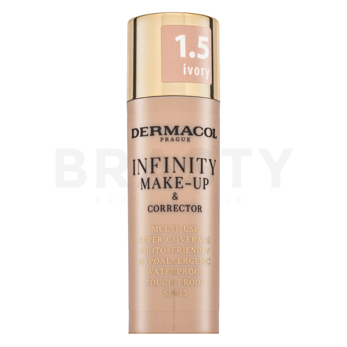 Dermacol Infinity Make-Up & Corrector 1.5 Ivory