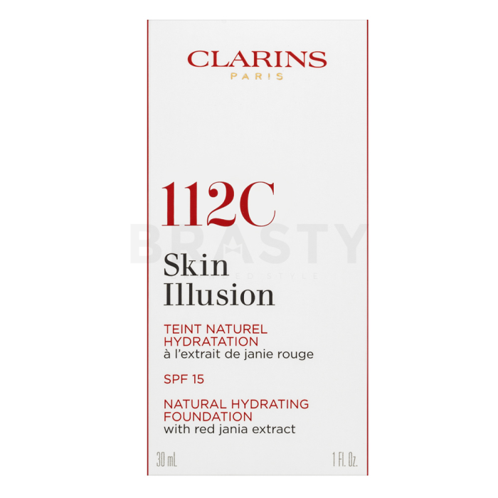 Clarins Skin Illusion Natural Hydrating Foundation 112 Amber