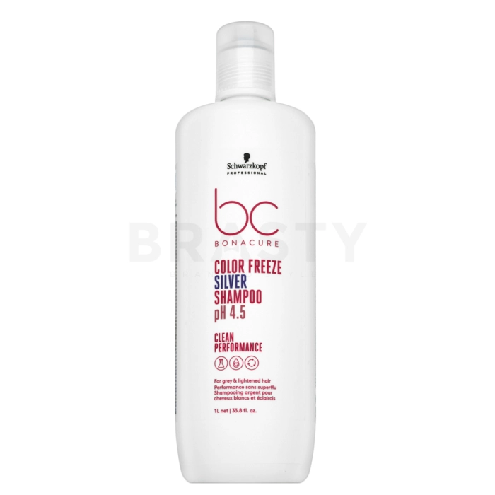 Schwarzkopf Professional BC Bonacure Color Freeze Silver Shampoo pH 4.5 Clean Performance