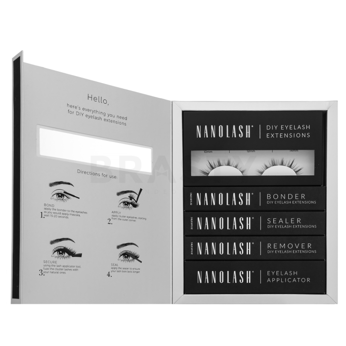 Nanolash DIY Eyelash Extensions Starter Kit Flirty