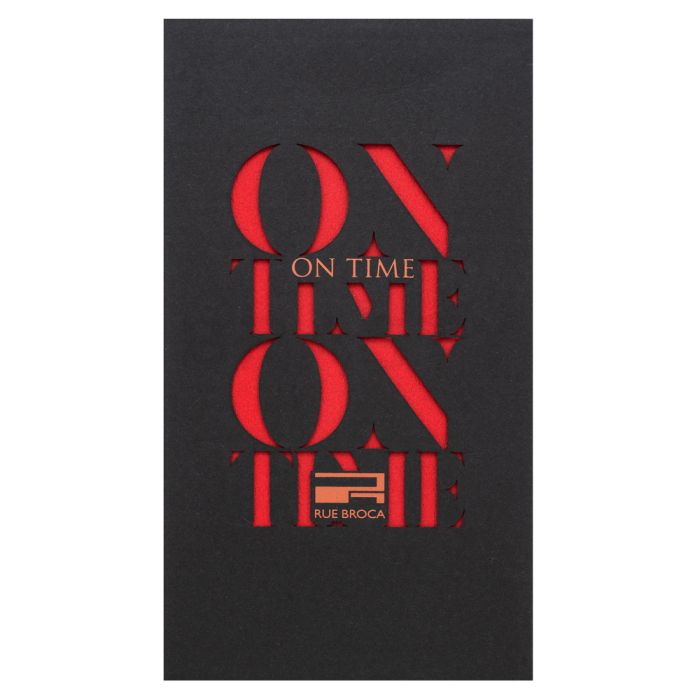 Rue Broca On Time Red